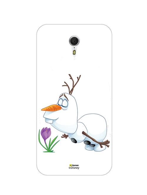 hamee disney princess frozen official licensed hard back case cover for coolpad mega 2.5 d (olaf / flower) - 12696427 - Very Small Image - 1