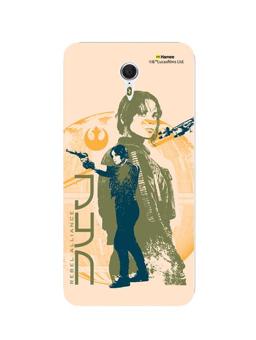 hamee official star wars rogue one licensed designer slim fit hard back case cover for coolpad mega 2.5 d jyn erso 2 - 12696452 - Very Small Image - 1