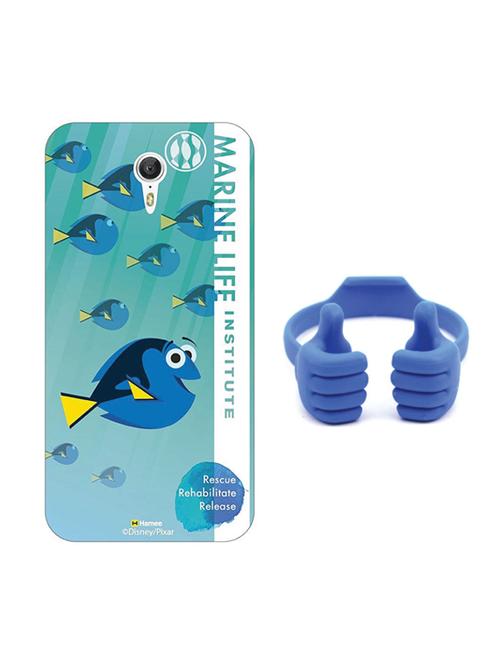 hamee disney pixar finding dory licensed hard back case cover for htc 10 cover with free mobile stand - combo 16 - 12696580 - Very Small Image - 1