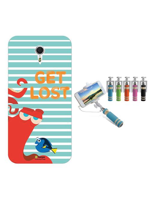 hamee disney pixar finding dory licensed hard back case cover for htc 10 cover with free selfie stick monopod - combo 27 - 12696591 - Very Small Image - 1