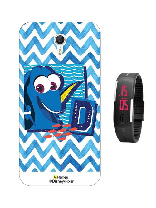 hamee disney pixar finding dory licensed hard back case cover for htc 10 cover with free digital watch - combo 37 - 12696601 - Very Small Image - 1