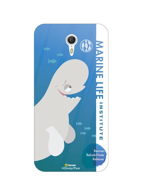 hamee disney pixar finding dory official licensed hard back case cover for htc 10 ( bailey marine life/white ) - 12696621 - Very Small Image - 1