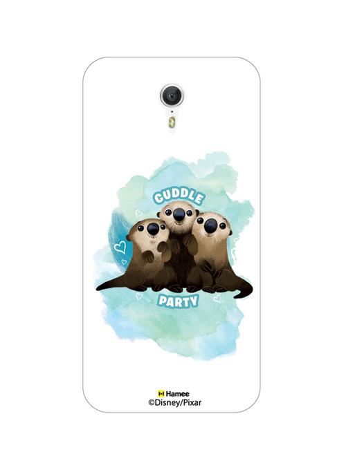 hamee disney pixar finding dory official licensed hard back case cover for htc 10 ( otters cuddle party/white ) - 12696629 - Very Small Image - 1