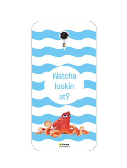 hamee disney pixar finding dory official licensed hard back case cover for htc 10 (hank / watcha lookin at) - 12696650 - Very Small Image - 1