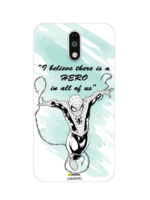 hamee marvel ultimate spider man licensed slim fit plastic hard back case cover for motorola moto x force (hero / quote) - 12697847 - Very Small Image - 1