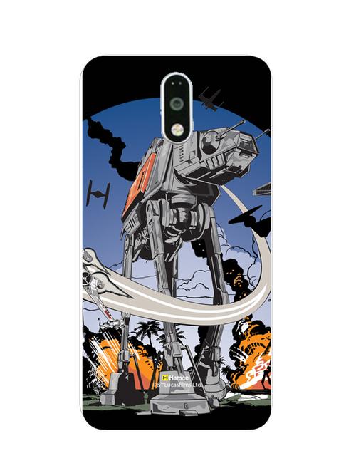 hamee official star wars rogue one licensed slim fit hard back case cover for motorola moto x force at-at walker - 12697882 - Very Small Image - 1
