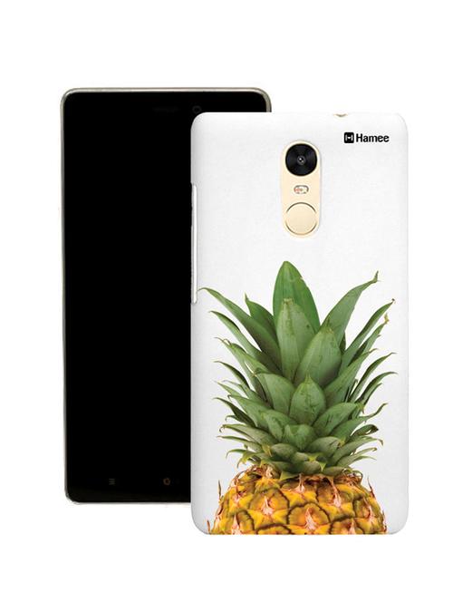 hamee tm thin fit printed hard back case cover for motorola moto x force cover (pineapple top) - 12698062 - Very Small Image - 1