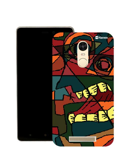 hamee tm thin fit printed hard back case cover for motorola moto x force cover (abstract face) - 12698144 - Very Small Image - 1