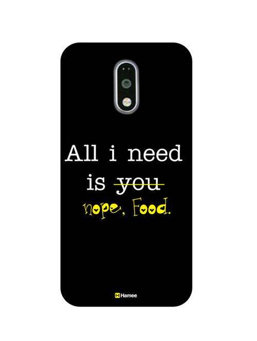 customizable hamee original cover thin fit plastic hard back case cover for motorola moto x force all i need is you - 12698206 - Very Small Image - 1