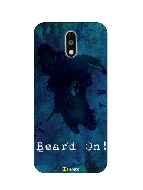 customizable hamee original cover thin fit plastic hard back case cover for motorola moto x force beard on - 12698233 - Very Small Image - 1