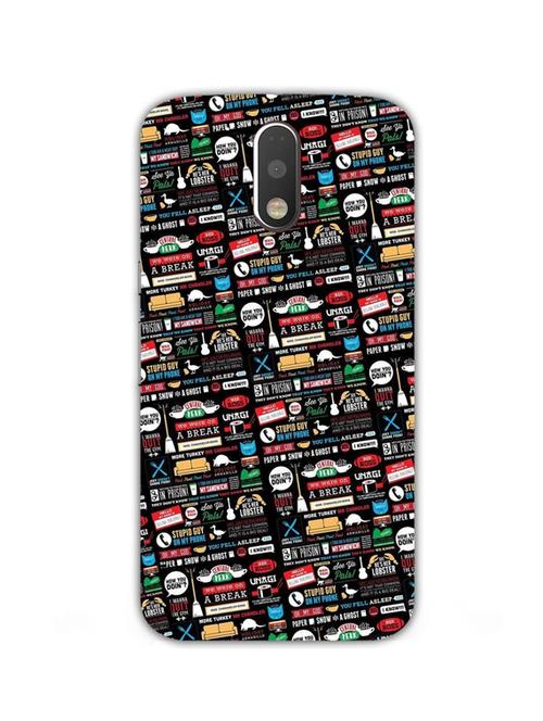 customizable hamee original cover thin fit plastic hard back case cover for motorola moto x force  friends - 12698289 - Very Small Image - 1