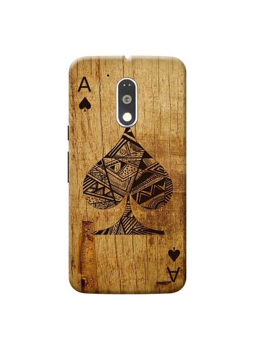 customizable hamee original cover thin fit plastic hard back case cover for motorola moto x force  wodden ace - 12698314 - Very Small Image - 1