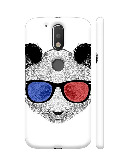 customizable hamee original cover thin fit plastic hard back case cover for motorola moto x force  cute panda - 12698344 - Very Small Image - 1