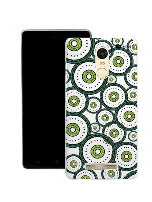 customizable hamee original cover thin fit plastic hard back case cover for motorola moto x force (ethnic green circles) - 12698400 - Very Small Image - 1