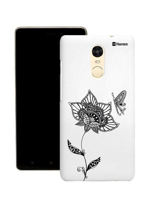 customizable hamee original cover thin fit plastic hard back case cover for motorola moto x force (henna flower butterfly) - 12698413 - Very Small Image - 1