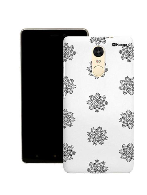 customizable hamee original cover thin fit plastic hard back case cover for motorola moto x force (black mini flowers) - 12698414 - Very Small Image - 1