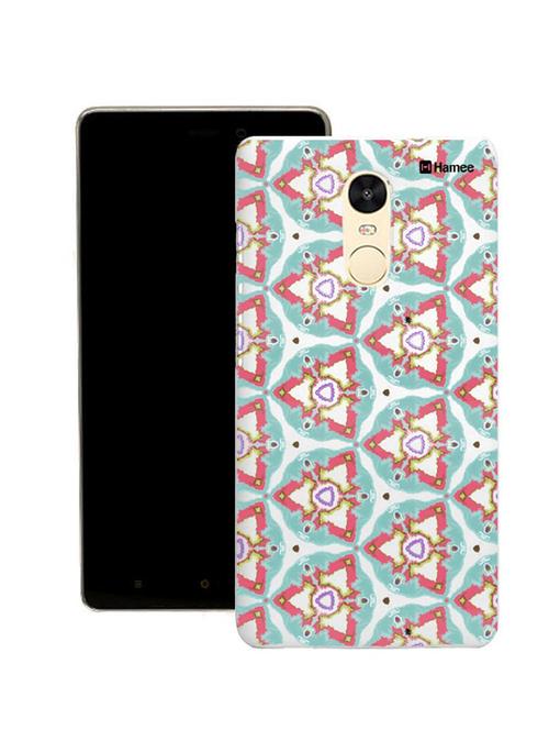 customizable hamee original cover thin fit plastic hard back case cover for motorola moto x force (green kaleidoscope triangles) - 12698423 - Very Small Image - 1