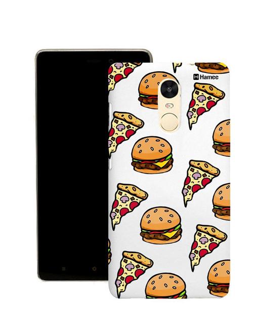 customizable hamee original cover thin fit plastic hard back case cover for motorola moto x force (pizza burger) - 12698429 - Very Small Image - 1