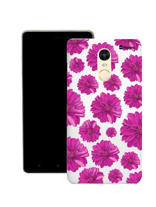 customizable hamee original cover thin fit plastic hard back case cover for motorola moto x force (purple flowers) - 12698439 - Very Small Image - 1