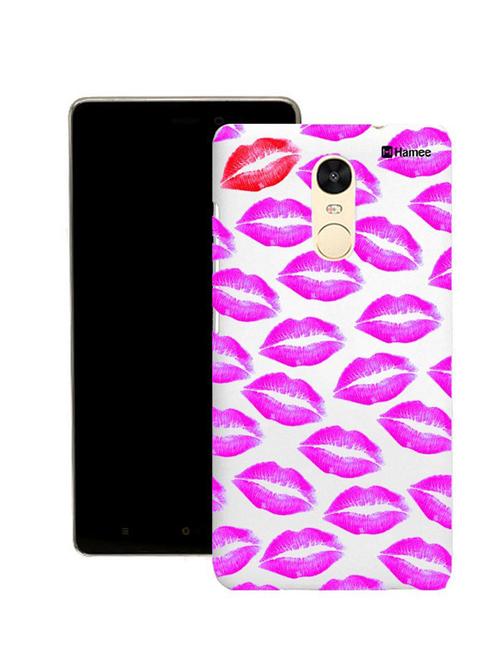 customizable hamee original cover thin fit plastic hard back case cover for motorola moto x force (pink lips) - 12698459 - Very Small Image - 1