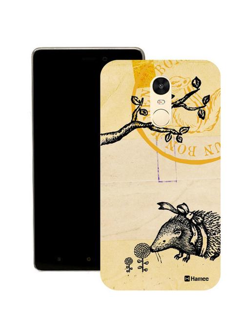 customizable hamee original cover thin fit plastic hard back case cover for motorola moto x force (hedgehog stamp) - 12698482 - Very Small Image - 1