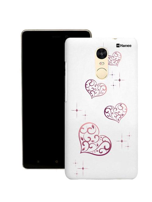 customizable hamee original cover thin fit plastic hard back case cover for motorola moto x force (pink hearts) - 12698504 - Very Small Image - 1