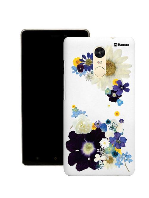 customizable hamee original cover thin fit plastic hard back case cover for motorola moto x force (blue white big flowers) - 12698510 - Very Small Image - 1