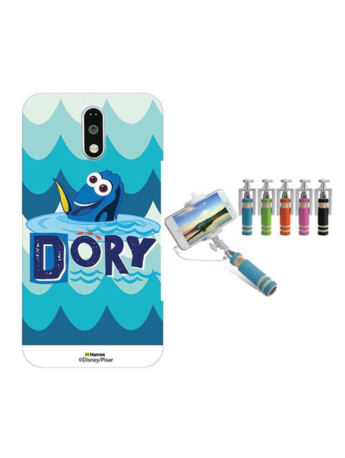 hamee disney pixar finding dory licensed hard back case cover for gionee s6s cover with free selfie stick monopod - combo 27 - 12698581 - Very Small Image - 1