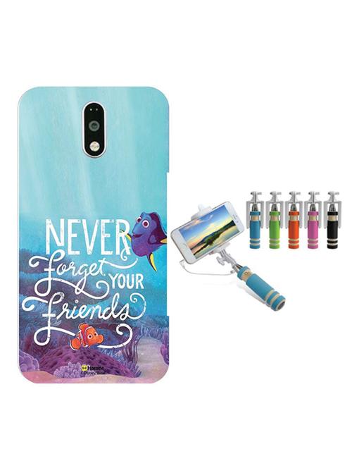 hamee disney pixar finding dory licensed hard back case cover for gionee s6s cover with free selfie stick monopod - combo 11 - 12698605 - Very Small Image - 1