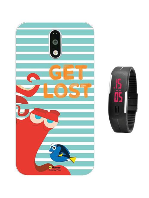 hamee disney pixar finding dory licensed hard back case cover for gionee s6s cover with free digital watch - combo 29 - 12698623 - Very Small Image - 1