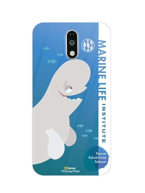 hamee disney pixar finding dory official licensed cover hard back case cover for gionee s6s ( bailey marine life/white ) - 12698651 - Very Small Image - 1