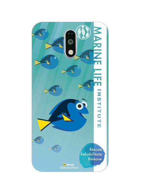 hamee disney pixar finding dory official licensed cover hard back case cover for gionee s6s ( dory marine life/white ) - 12698653 - Very Small Image - 1