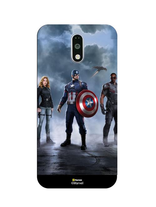 hamee marvel civil war captain america iron man licensed hard back case cover for gionee s6s cover ( team cap 4) - 12698830 - Very Small Image - 1