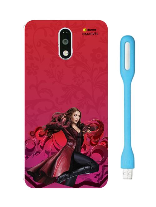 hamee marvel licensed civil war hard back case cover for gionee s6s with free led  - 12698865 - Very Small Image - 1