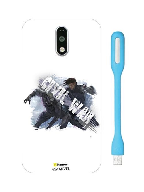 hamee marvel licensed civil war hard back case cover for gionee s6s with free led  - 12698886 - Very Small Image - 1