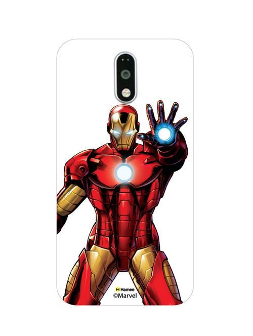 hamee original marvel character licensed cover slim fit plastic hard back case cover for gionee s6s ( iron man2 / white ) - 12698956 - Very Small Image - 1