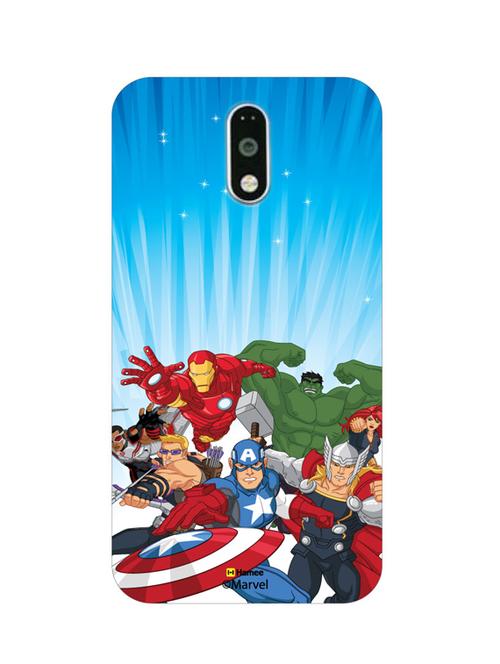 hamee original marvel character licensed cover slim fit plastic hard back case cover for gionee s6s ( avengers illustration2 ) - 12698969 - Very Small Image - 1