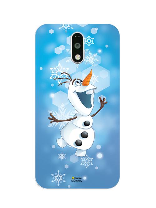 hamee disney princess frozen official licensed cover hard back case cover for gionee s6s (olaf / blue) - 12699020 - Very Small Image - 1