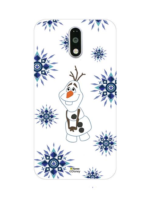 hamee disney princess frozen official licensed cover hard back case cover for gionee s6s (olaf / snowflakes) - 12699038 - Very Small Image - 1