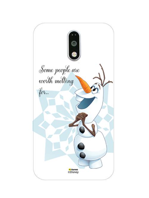 hamee disney princess frozen official licensed cover hard back case cover for gionee s6s (olaf / melting) - 12699067 - Very Small Image - 1