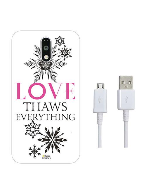 hamee disney frozen princess licensed hard back case cover for gionee s6s cover with free micro usb charging cable - combo 1 - 12699082 - Very Small Image - 1