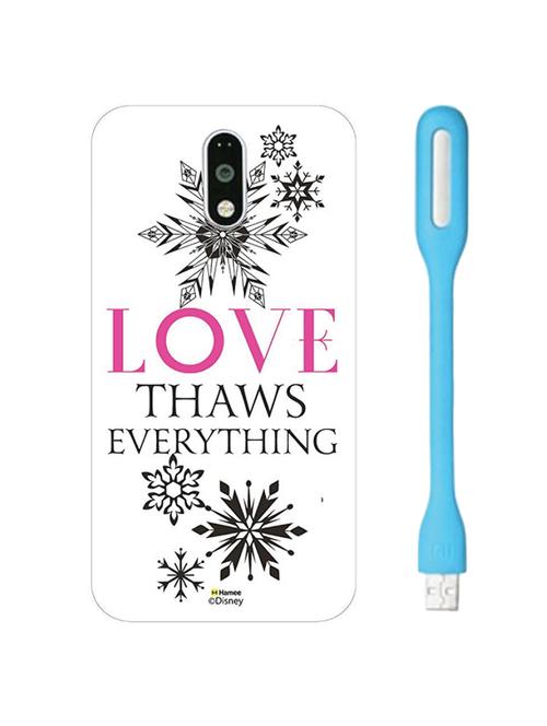 hamee disney frozen princess licensed hard back case cover for gionee s6s cover with free led light - combo 3 - 12699084 - Very Small Image - 1