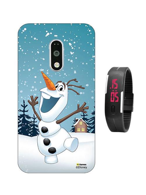 hamee disney frozen princess licensed hard back case cover for gionee s6s cover with digital watch - combo 7 - 12699088 - Very Small Image - 1