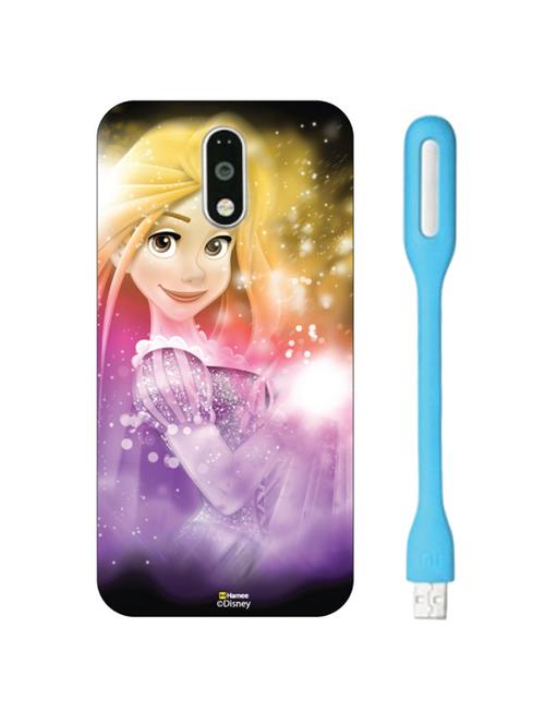 hamee disney princess official licensed hard back case cover for gionee s6s with free led  - 12699166 - Very Small Image - 1
