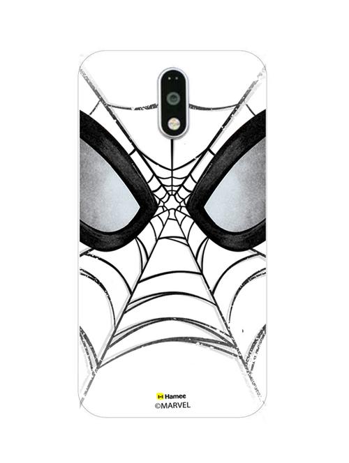 hamee marvel ultimate spider man licensed slim fit plastic hard back case cover for gionee s6s (web face / white) - 12699203 - Very Small Image - 1