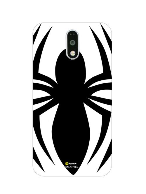 hamee marvel ultimate spider man licensed slim fit plastic hard back case cover for gionee s6s (spider logo / black) - 12699214 - Very Small Image - 1