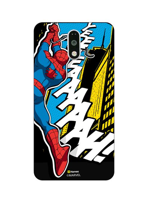 hamee marvel ultimate spider man licensed slim fit plastic hard back case cover for gionee s6s (spiderman / yeah) - 12699233 - Very Small Image - 1