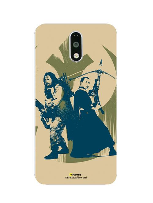 hamee official star wars rogue one licensed slim fit hard back case cover for gionee s6s chirrut imwe and baze malbus - 12699274 - Very Small Image - 1