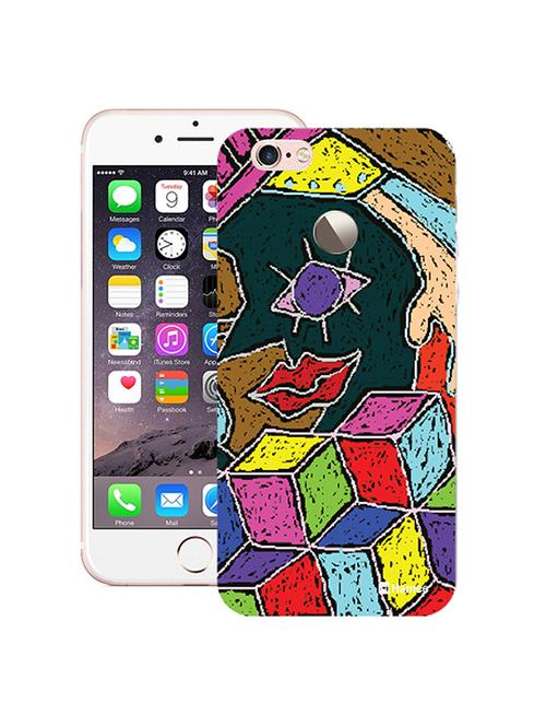 hamee tm thin fit printed hard back case cover for gionee s6s cover (shibori leaves) - 12699376 - Very Small Image - 1