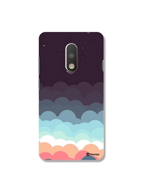hamee tm thin fit printed hard back case cover for gionee s6s cover (cloud layers) - 12699432 - Very Small Image - 1